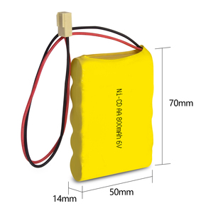 Saft 705105、Emergi-Lite 0018701、850.0054 850.0035、OSI OSA013AA CUSTOM-125用6V 800mah NICD AAニッケルカドミウム電池