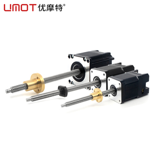 UMOT Nema11 Nema14 Nema17 Nema23 Pulse-Type Integrated Drive And Control And <strong>Encoder</strong> Linear Screw Stepper Motor Ball Screw Screw - Product Image 6