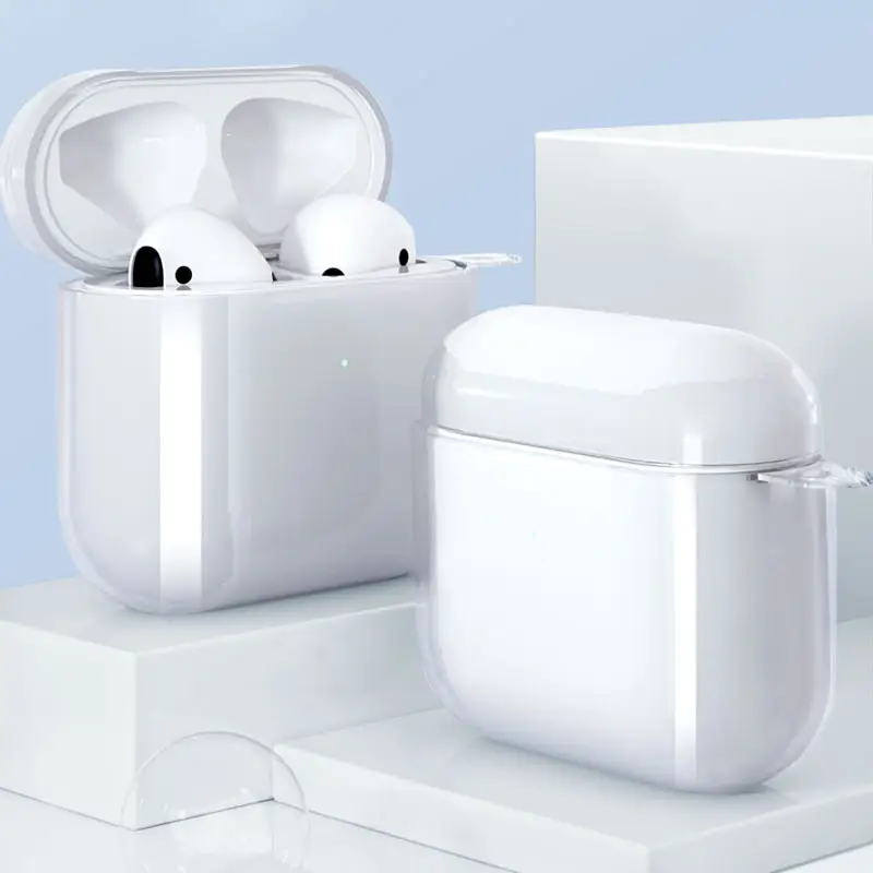 Pour Apple Airpods Pro 3 Gen Cas Vente Chaude Antichoc Protectrice Transparente Pour Apple AirPods Pro 2020 Porte-clés Étui De Style