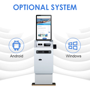 27 32 inch màn hình cảm ứng tự thanh toán kiosk máy Máy in QR Scanner passbook Reader tiền mặt thanh toán tự kiosk thiết bị đầu cuối - Product Image 2
