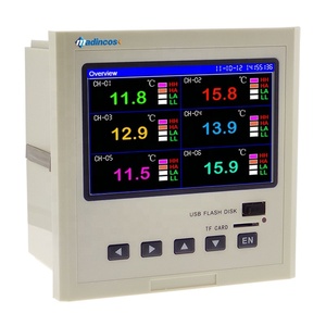 Registrador de datos de temperatura de termopar con RS485, dispositivo Digital Industrial Universal, multicanal, sin papel, RTD, PT100 +, 6/12, MPR4200
