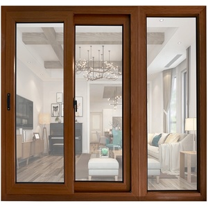 Modern Design Upvc Window Glass Sliding windows with Mosquito <strong>Net</strong> <strong>Pvc</strong> Glass Sliding Window UPVC Single/double Glazed Window - Product Image 2