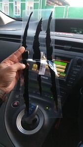 汽车乙烯基包装贴纸反射怪物爪划伤条纹标志贴花车贴