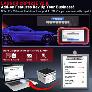 <strong>2025</strong> Launch CRP123E V2.0 Original Diagnostic Tool 7 Reset Functions Obd2 OBDII Automotive Scanner Abs Fault <strong>Code</strong> Reader - Product Image 6