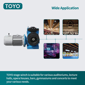 Palan de scène Toyo 1 2 4 point suspendu équipement de levage de scène théâtre Led éclairage de mariage treuil de scène électrique - Product Image 3
