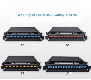 4 + 1CH 16CH 8 + 1CH Óptico DWDM Tipo de cajón Panel de conexión DWDM 100GHz (0.8nm) 1u Rack DWDM Panel de conexión - Product Image 6