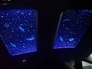ไฟ LED 5W เต็มสีสำหรับตกแต่งภายในรถยนต์, ไฟติดหลังคารถพร้อมฟังก์ชั่นกระพริบ - Product Image 2