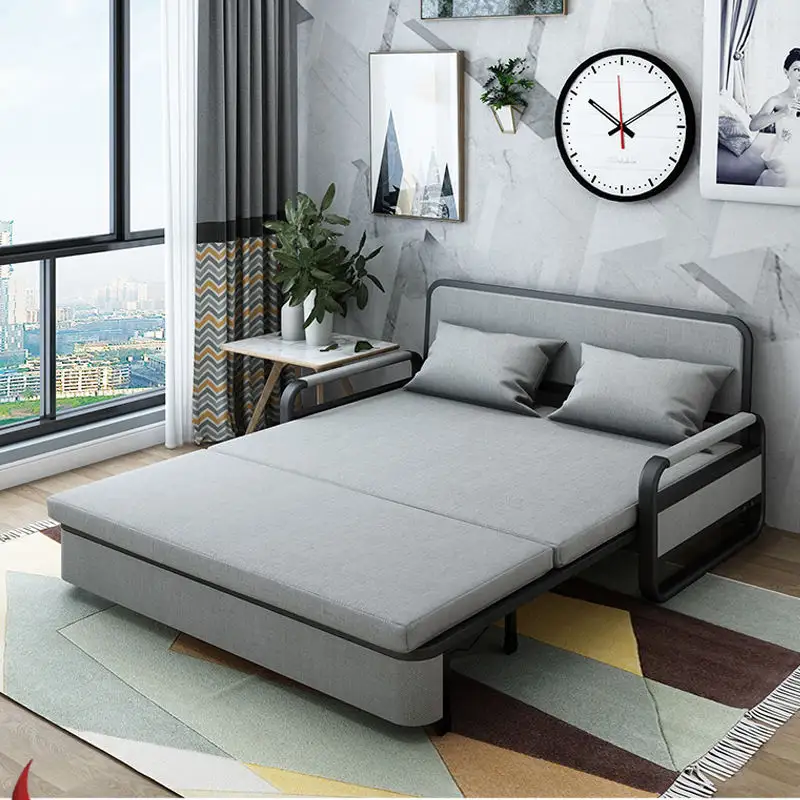 Sofá dobrável multifuncional camas luxuosas modernas para espaços pequenos baratos