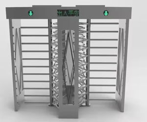 Due porte carcere di sicurezza RFID Card e impronte digitali di controllo di accesso a tutta altezza tornello - Product Image 4