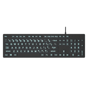 Tastiera per Computer portatile di alta qualità con grande stampa con Zoom luminoso a colori tastiera numerica con interfaccia USB retroilluminata - Product Image 1