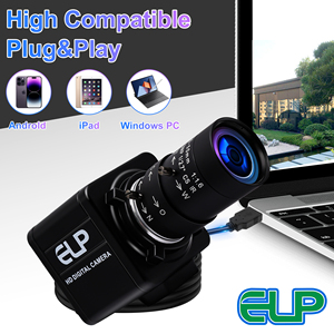 ELP 1.3mp网络摄像头1/3 CMOS Aptina AR0130低光高清10xzoom USB摄像头，带5-50毫米变焦镜头，用于机器视觉 - Product Image 4