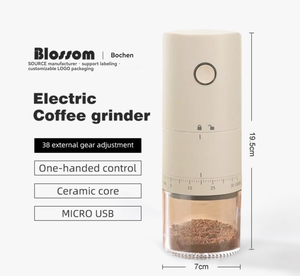 Automatic Coffee Grinder Machine High-Speed Industrial Mill Grind Adjustment Hopper Scale Dosing <strong>Program</strong> for Coffee Shops