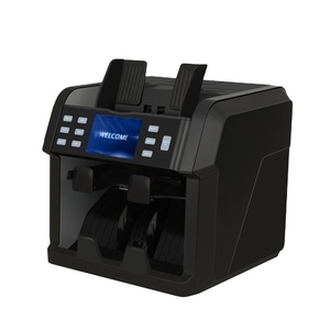 Máquina de conteo de billetes CIS, dos/2 bolsillos, billetes de banco, billetes de banco, billetes de dinero en efectivo, contador de valores y clasificador