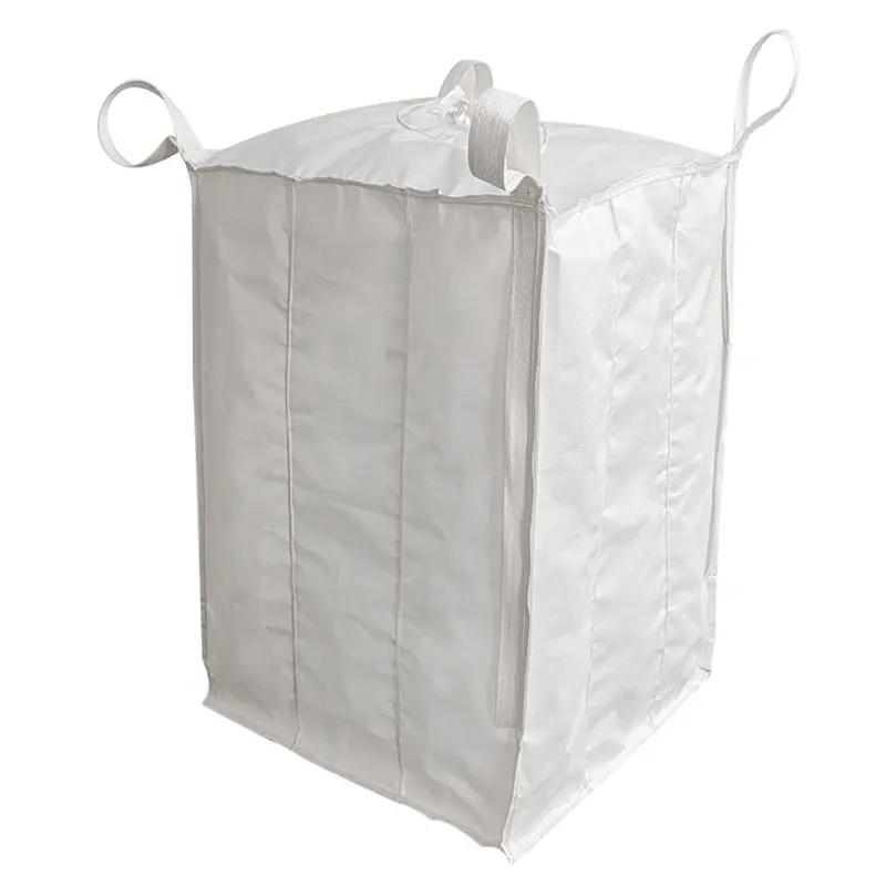 New Big PP Bulk Liner Vented Bulkbag 1000kg FIBC Baffle Jumbo Bag Para Tapioca Farinha