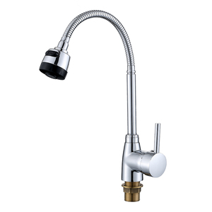 KITCHEN SINK <strong>MIXER</strong> TAP SINGLE LEVER CHROME <strong>CHEAP</strong> TAP SWIVEL FAUCET SPOUT - Product Image 1