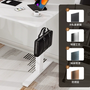 Thép hiện đại điều hành văn phòng bàn máy tính bàn thường vụ có thể điều chỉnh bàn cho tòa nhà văn phòng - Product Image 5