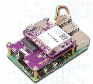 MPS2242-4G LTE Raspberry Pi 5 Entwicklungs platine Dedicated PCIe M.2 NVME SSD 4G HAT Laufwerk Linux Betriebs system Free Dial Free - Product Image 3