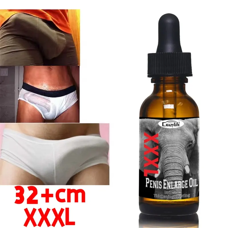 10 мл мужское массажное эфирное масло для увеличения пениса и утолщения жидкости для роста может улучшить эрекцию для взрослых