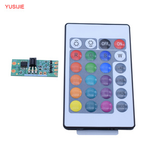 แถบไฟ LED RGB แบบสั่งทำ YSJ381แผงวงจรควบคุมบรรยากาศของ IC ระยะไกลพร้อมคุณสมบัติเปลี่ยนสีที่กระพริบได้โดยตรง - Product Image 6
