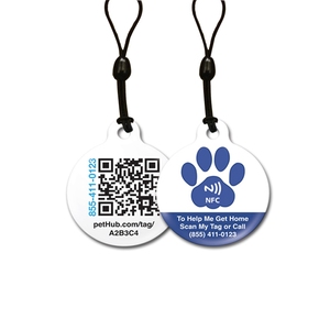 Etiqueta de Collar de identificación de Mascota, código QR y etiqueta de clave codificada epoxi NFC - Product Image 2