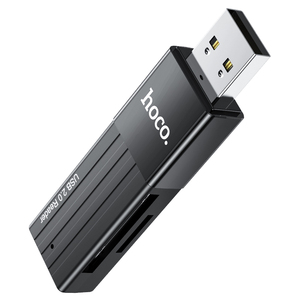 Hoco. HB20 Mindful 2-in-1USB2.0 Card Reader - Product Image 1