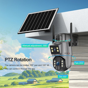LS VISION UBOX 2K HD <strong>Wireless</strong> Outdoor Home <strong>Security</strong> Camera <strong>System</strong> Latest 4G WIFI Solar PTZ CMOS Face Detection Memory Card ROHS - Product Image 4