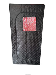 Best Material Outdoor Sauna with Large Chair Red <strong>LED</strong> and Far Infrared for Weight Loss Recovery Capacity 2 People - Product Image 2