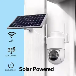B2B toptan fiyat 8w GÜNEŞ PANELI 18650 pil 4MP PIR insansı algılama Starlight Cctv gece görüş 4G Sim kart güneş kamera - Product Image 4