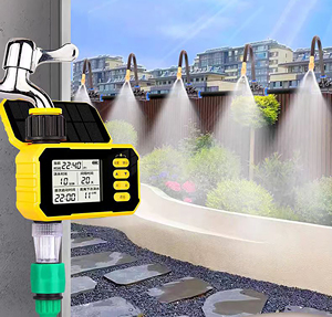 Energia solare impermeabile digitale irrigazione Timer acqua cortile giardino automatico bidirezionale valvola di controllo - Product Image 5