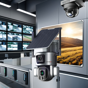 LS VISION 4K двойной объектив 10X зум беспроводной Wi-Fi смарт-Видео IP Сетевая камера HD двойной объектив CCTV уличная Wi-Fi камера безопасности - Product Image 1