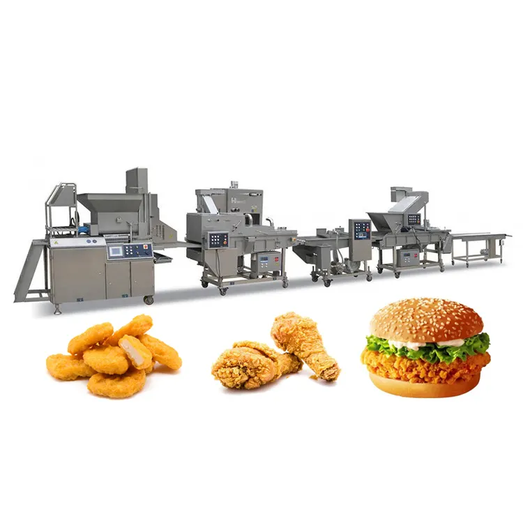Meat Patty Production Line Hot Sale Meat Pie Mold Machine Fish Chicken Nugget Forming Maker Baking Machine