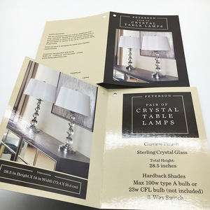 定制艺术纸传单小册子印刷用户指南小册子电子产品说明书 - Product Image 3