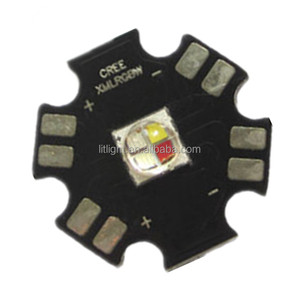 CREELEDs aluminum substrate XML5050RGBW color 20MM high conductivity nano board star <strong>pcb</strong> for high-power XML RGBW 5050 <strong>SMD</strong> <strong>LED</strong> - Product Image 5