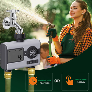 Timer automatico digitale per acqua con Display LCD in plastica per irrigazione da giardino Controller per sistema di irrigazione automatica estiva - Product Image 4