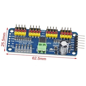 PCA9685PW 16-Kanal-12-Bit-PWM-Servoabschirmtreiber I2C-Schnittstelle PCA9685-Modul für Raspberry Pi