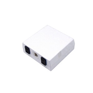 FONGKO光ファイバーパネルボックスABS2ポート4コア86タイプFTTHデスクトップボックスSCLCパネルボックス - Product Image 4