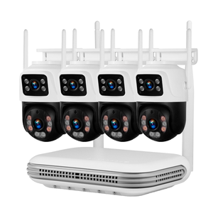 Icsee 6MP 4CH 8CH sistema di telecamere di sicurezza per la casa Wireless Wifi Ptz rete Wireless Nvr Kit Home Kit telecamera Cctv Wifi sistema - Product Image 1