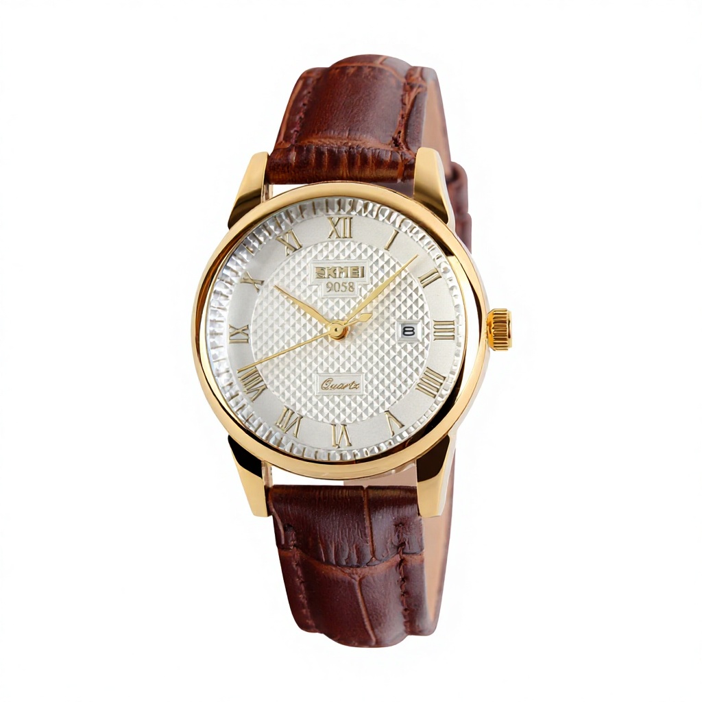 Cuero mujer oro blanco