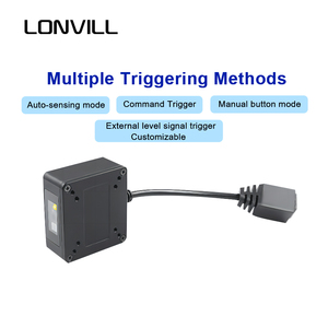 LONVILL Custom 2D Scanner <strong>Command</strong> Automatic Manual Button CMOS Barcode Scanning Inventory Auto Fix <strong>Code</strong> Conveyor Wired Scanner - Product Image 2