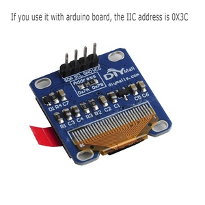 DIYmall 0,96 Zoll I2C IIC Serielles OLED-Anzeige modul SSD1306 128 X64 Weiß für Arduino ESP32 Raspberry Pi Hohe Qualität