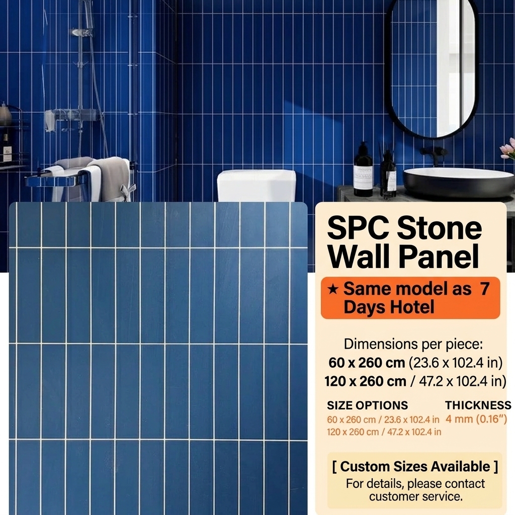 Spc stone-crystal wall panels-same model used at 7 days inn