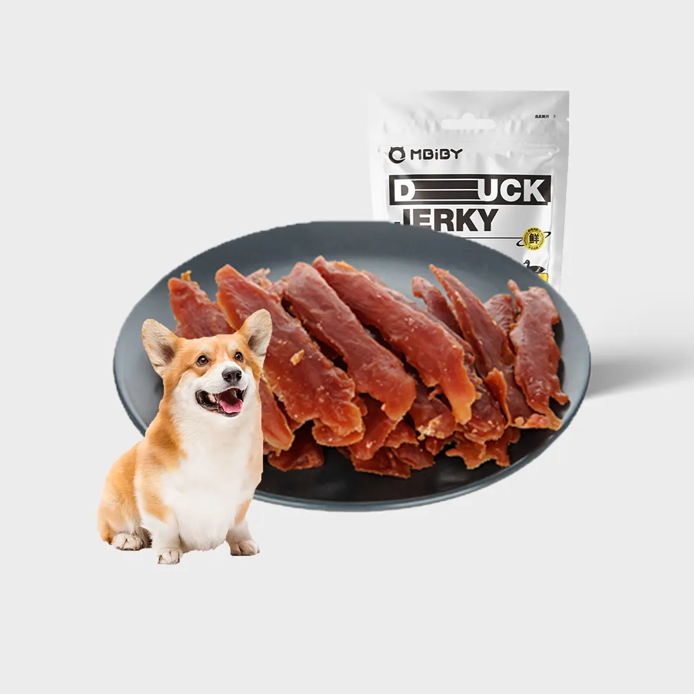 Gâteries sèches pour chiens Oem Pure Meat Friandises pour chiens Snacks pour animaux de compagnie Canard séché Fournisseur de viande naturelle pour chiens Private Label Natural Small