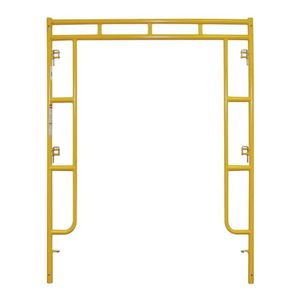 Sistema de andamios de acero en H para elevadores de construcción con plataforma de andamio de diseño plegable y capacidad de carga pesada - Product Image 2