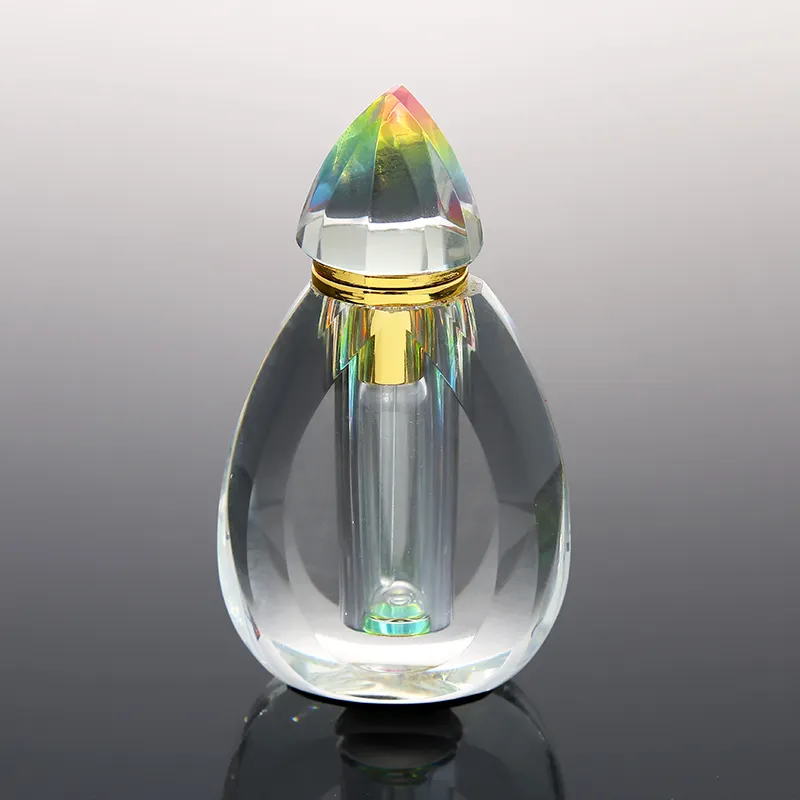 CJ-Fancy 3ミリリットルSmall Arabic Essential Oil Crystal Perfume Bottle Glass Empty Refill Perfume Bottles