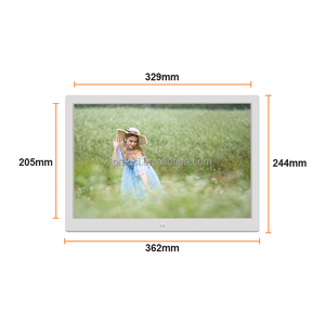 Pro 15 pollici HD 1080P supporto cornice digitale per foto Video di riproduzione orologio <span class=keywords><strong>WiFi</strong></span> caratteristiche supporta lettore di film musicali funzione auto USB