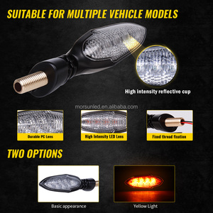 MorSun Motor kir bisiklet Emark onaylı LED sinyal lambası EXC için 125 200 250 EXC Duke 390 690 Led Binker gösterge ışığı - Product Image 4