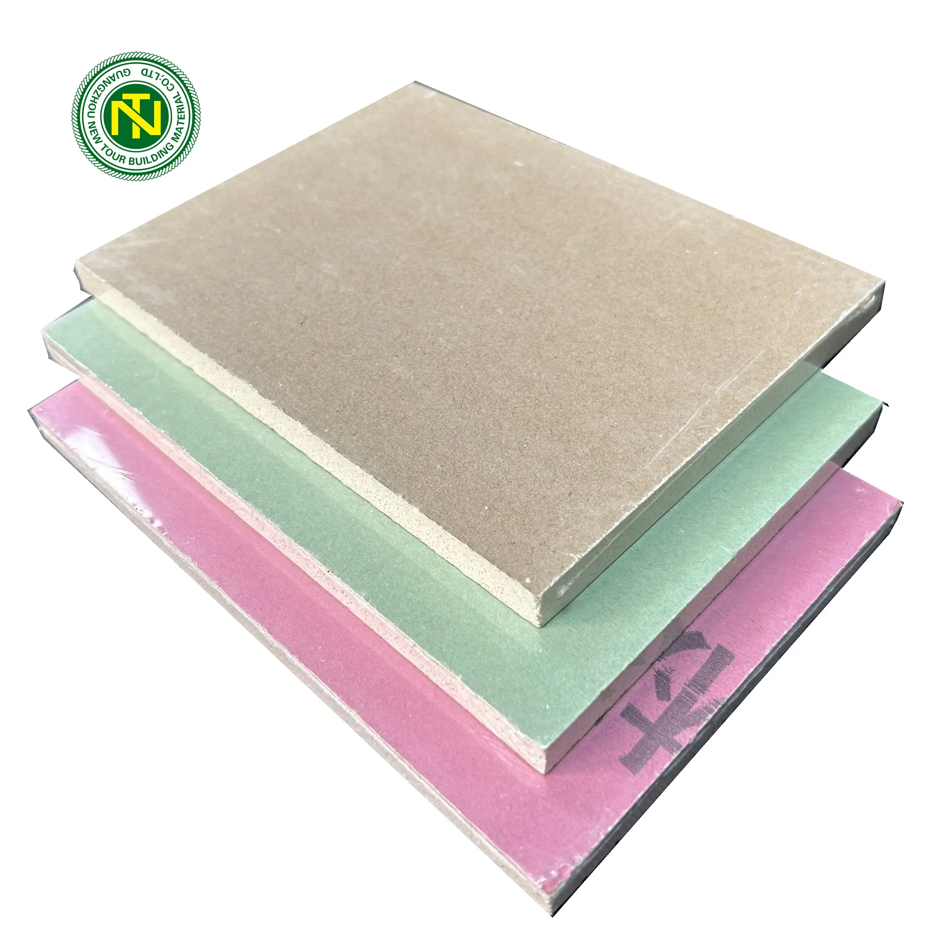 Plaster Fire and water proof gypsum board for hotel suspension ceiling and partition drywall ceiling tile nice price