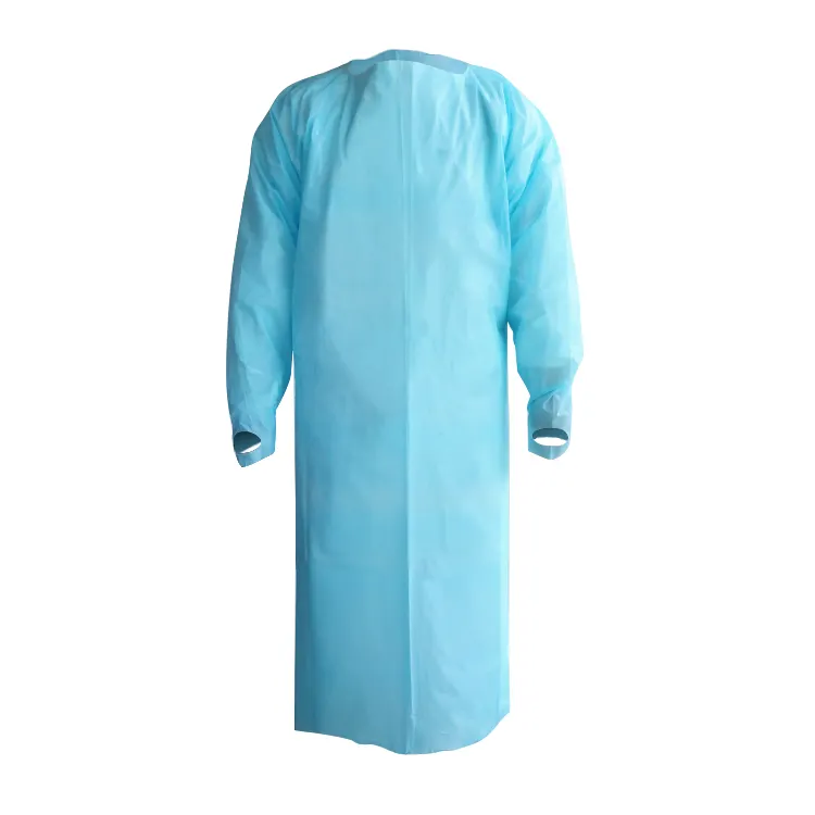 Vestido Cpe Vestido Ppe Vestido Médico por atacado Sms Cpe Pe Ppe Pp Vestido de Isolamento