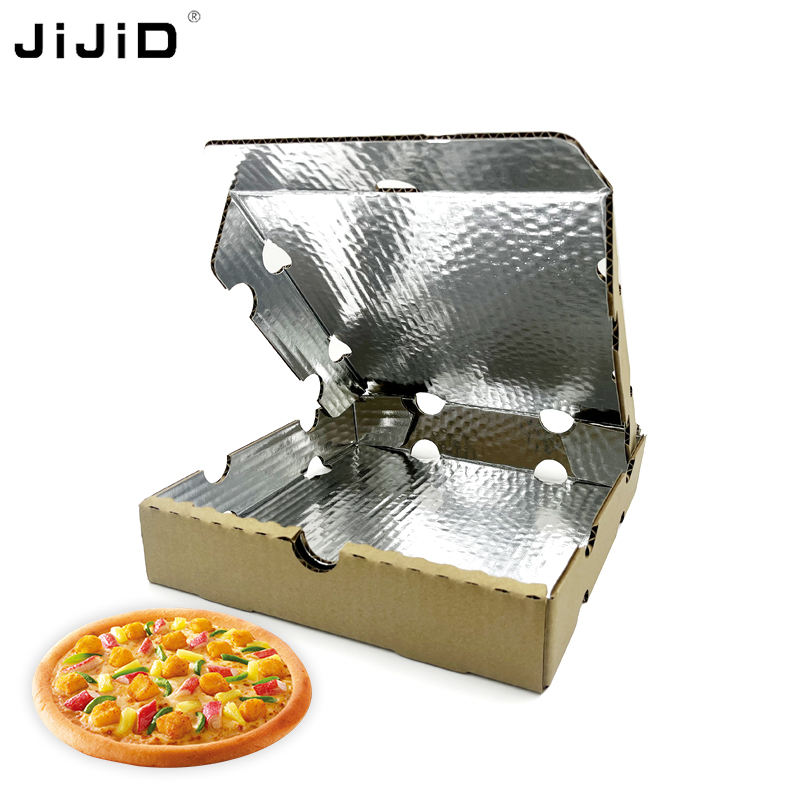 Marron avec une couche de papier aluminium