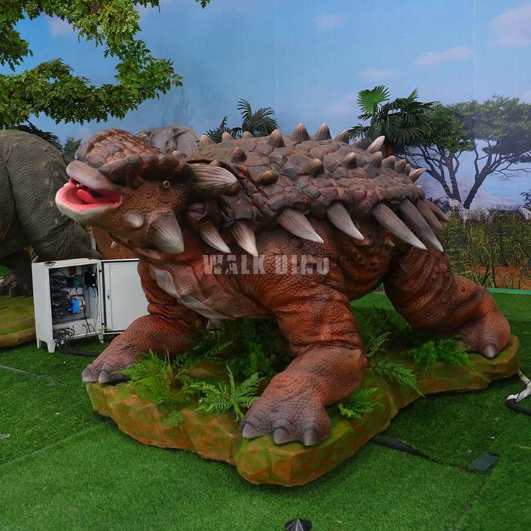 Ankylosaure animatronique